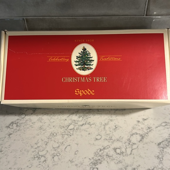 NIB Spode 1/4 Lb Covered Butter Christmas Tree - Picture 5 of 6
